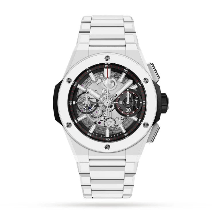 Novaris Fusion 42 – White Skeleton Dial | White Composite Case