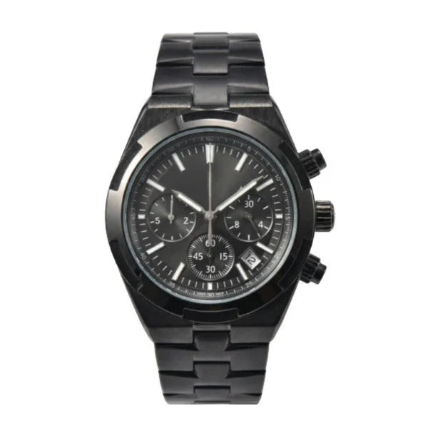 Continental Chronograph 42 – Black Dial | Black DLC Case