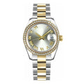 Imperium Regent 36 – Slate Grey Dial | Two-Tone Jubilee Bracelet & Diamond Bezel