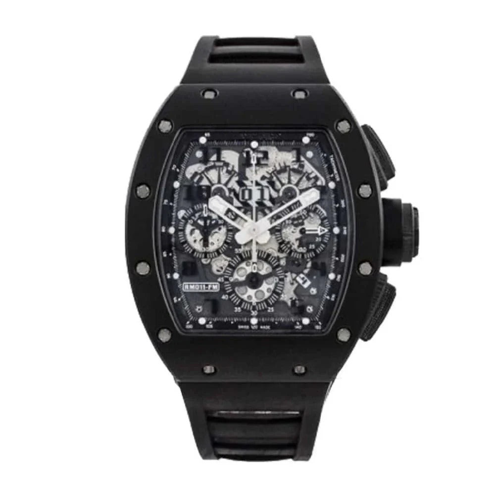 Novaris Phantom 44 – Black Carbon Skeleton Dial | Black Composite Case
