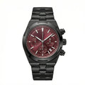 Continental Chronograph 42 – Burgundy Dial | Black DLC Case