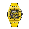 Novaris Fusion 42 – Yellow Skeleton Dial | Yellow Composite Case