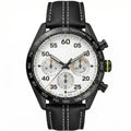 Chronara Racing Pro 42 – White Dial | Black DLC Case