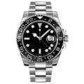 Imperium Atlas 40 – Black Dial | Oyster Bracelet & Grey-Black GMT Bezel