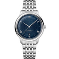 Aether Heritage 40 – Blue Textured Dial | Steel Bracelet