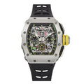 Novaris Phantom 44 – Volt Crown Skeleton Dial | Black Rubber Strap