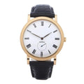 Valmont Heritage 40 – White Dial | Hobnail Bezel & Black Leather Strap