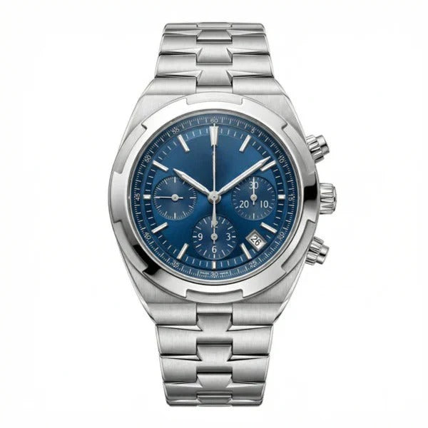 Continental Chronograph 42 – Blue Dial | Integrated Steel Bracelet