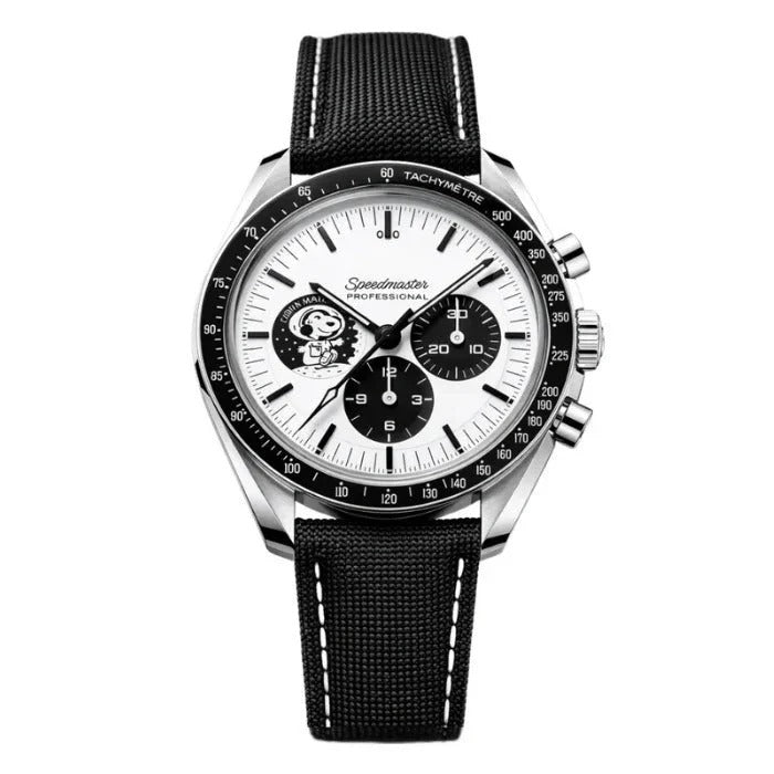 Aether Dogmaster 42 – Monochrome Panda Dial | Black Strap