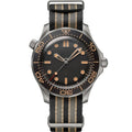 Aether Oceanis 42 – Black Dial | Mesh Bracelet & Bronze Dive Accents