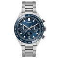 Chronara Racing Pro 42 – Blue Dial | Steel Bracelet & Racing Chronograph