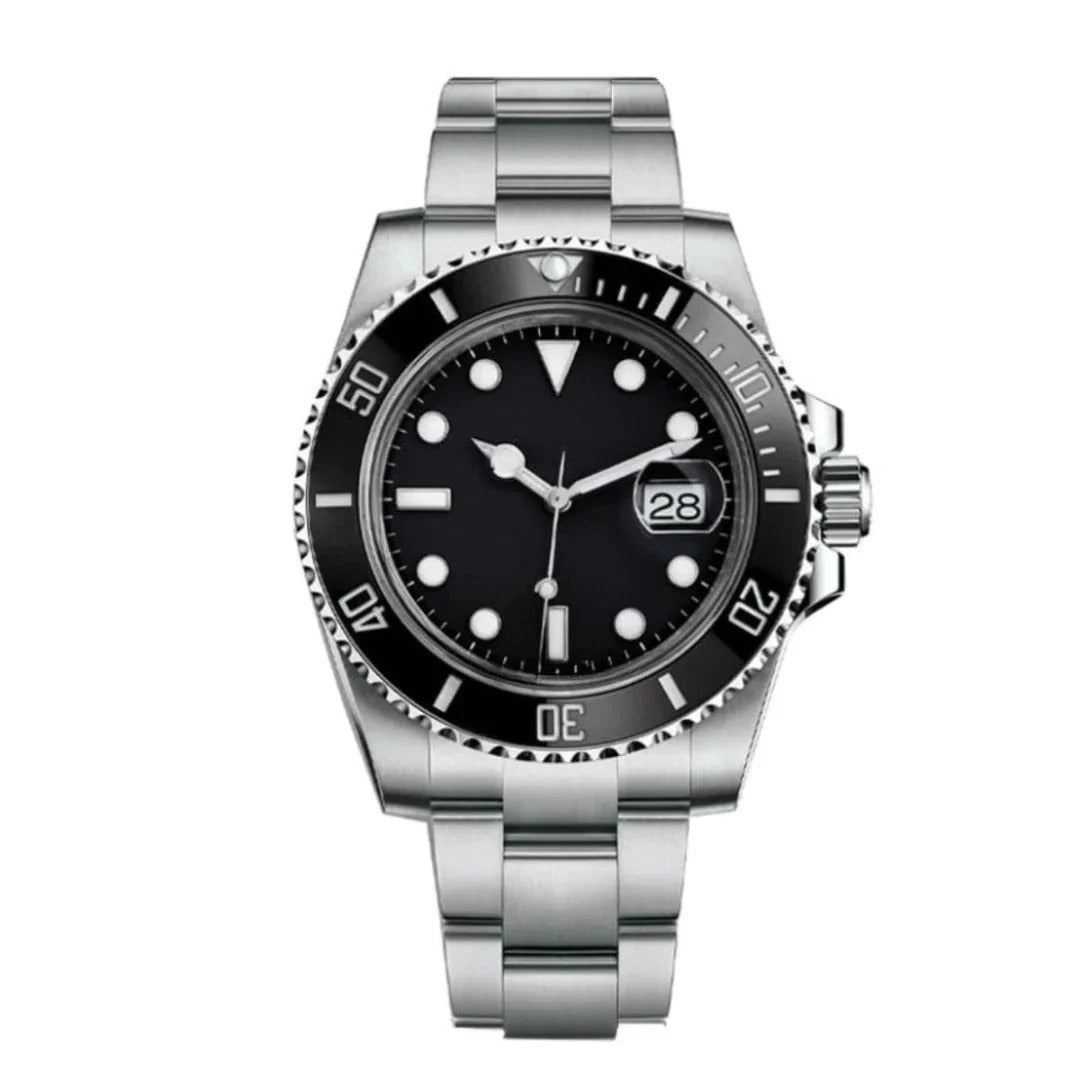 Imperium Abyss 40 – Black Dial | Steel Bracelet & Black Ceramic Dive Bezel