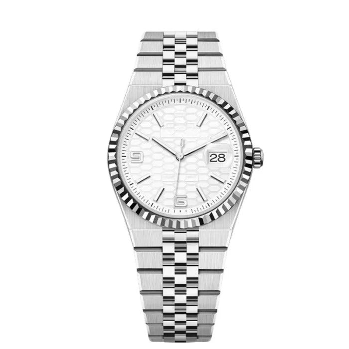 Imperium Terrain 40 – White Dial | Integrated Steel Bracelet