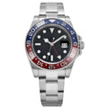 Imperium Atlas 40 – Black Dial | Oyster Bracelet & Red-Blue GMT Bezel