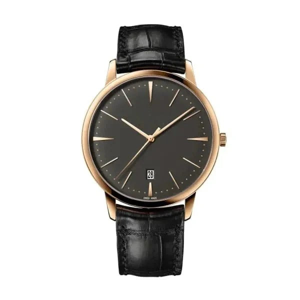 Continental Heritage 40 – Black Sunray Dial | Black Leather Strap