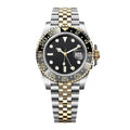 Imperium Atlas 40 – Black Dial | Gold Jubilee Bracelet & Grey-Black GMT Bezel