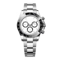 Imperium Velocity 40 – White Panda Dial | Steel Bracelet & Black Ceramic Tachymeter Bezel