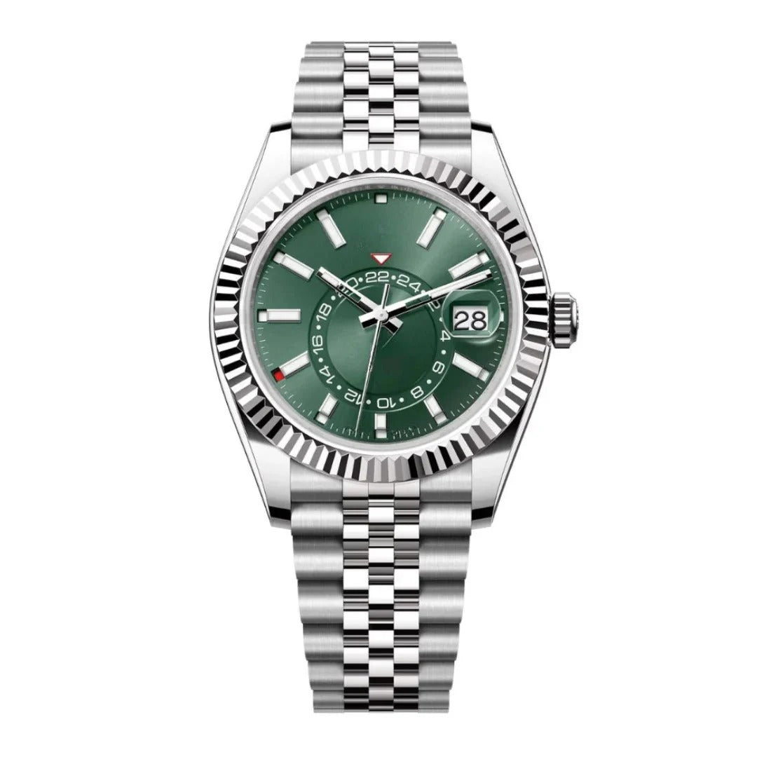 Imperium Sovereign 42 – Emerald Dial | Jubilee Bracelet & Annual Calendar