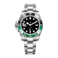 Imperium Atlas 40 – Black Dial | Oyster Bracelet & Green-Black GMT Bezel