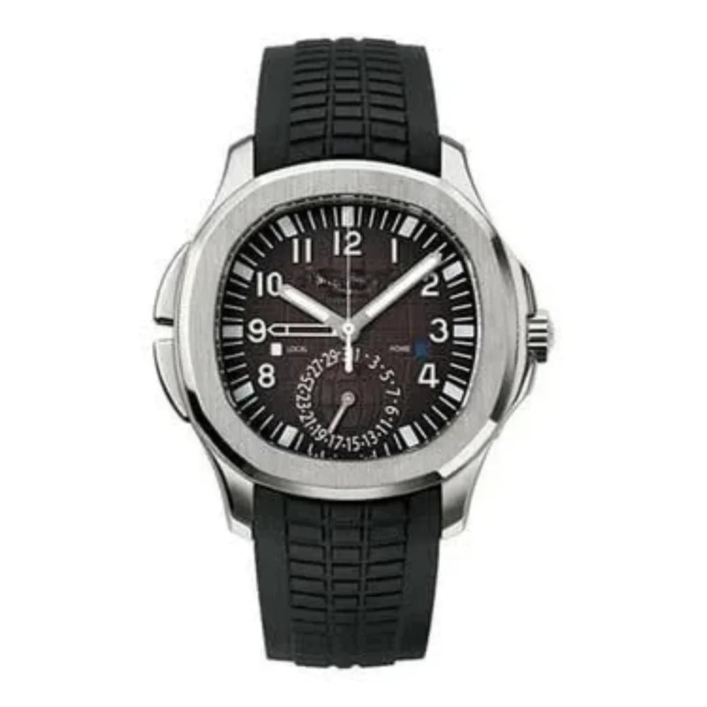 Valmont Voyager 42 – Black Dial | Black Rubber Strap & Chronograph